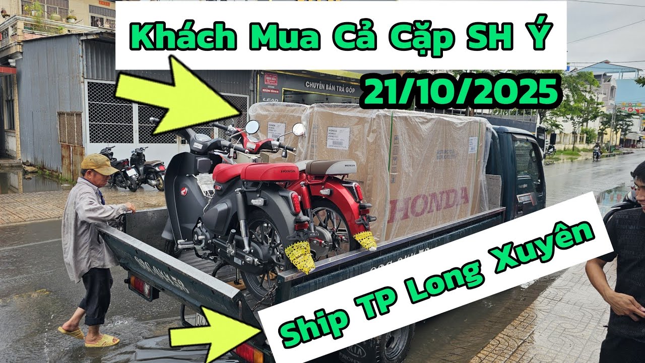 Ngày hội bán Siêu Phẩm SH Ý & SUPER CUB C125 tại CH Mai Duyên Sóc Trăng. Khải Phạm #cup #cub #sh #xe