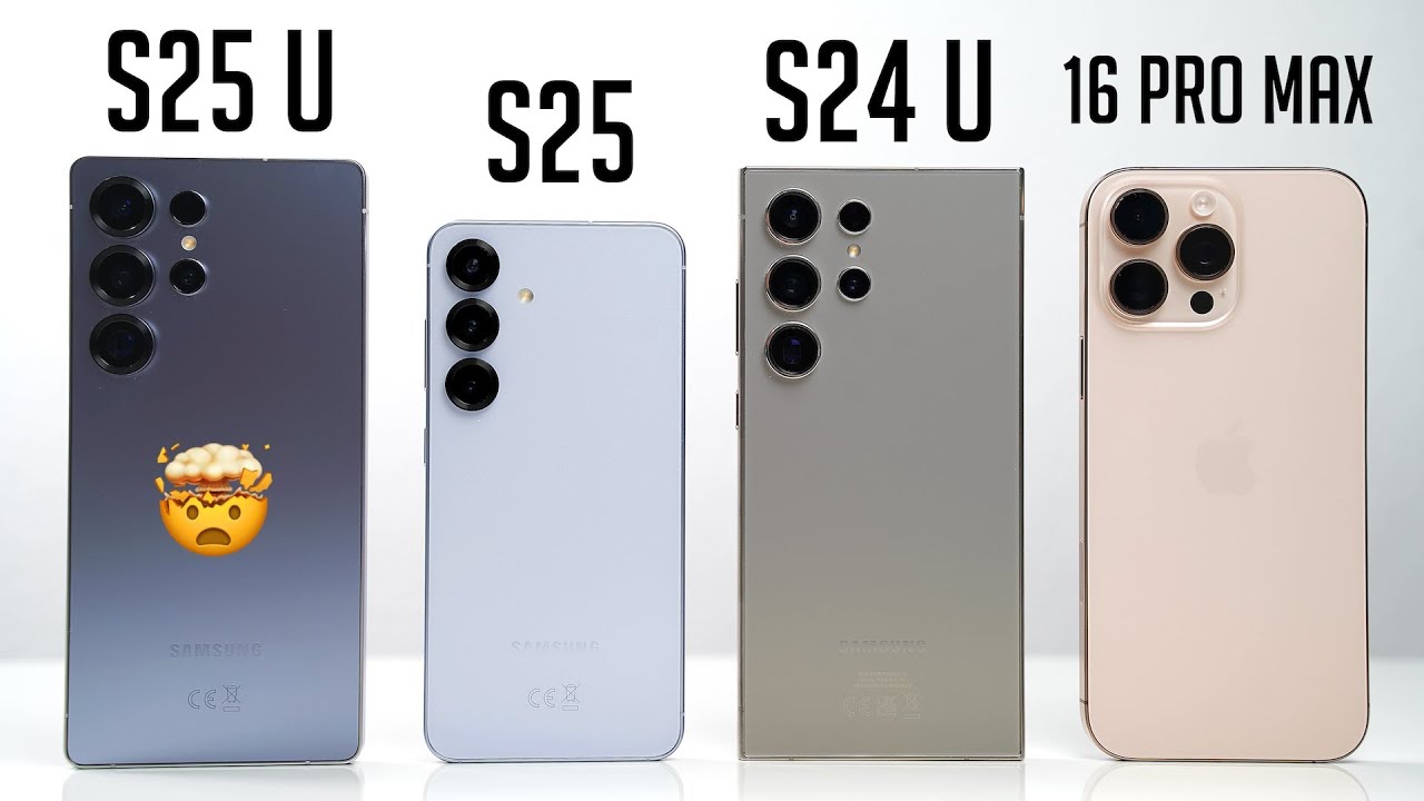 Samsung Galaxy S25 Ultra vs S25 vs S24 Ultra vs Apple iPhone 16 Pro Max - Benchmark | SwagTab