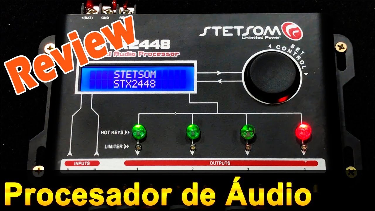 Processador Stetsom STX 2448 Passo a Passo - Regulagem e Review