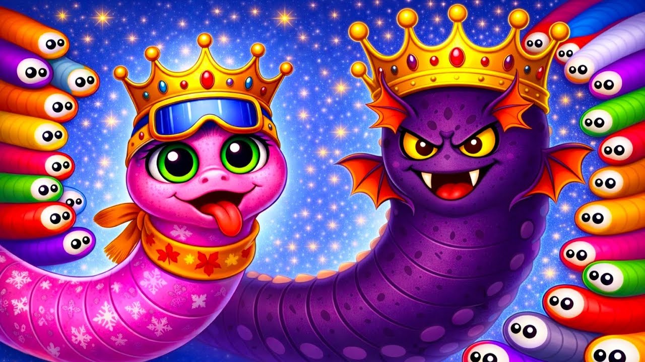🐍WORMSZONE.IO | GIANT SLITHER SNAKE TOP 1 / Epic Worm Zone Best Gameplay | Part 05