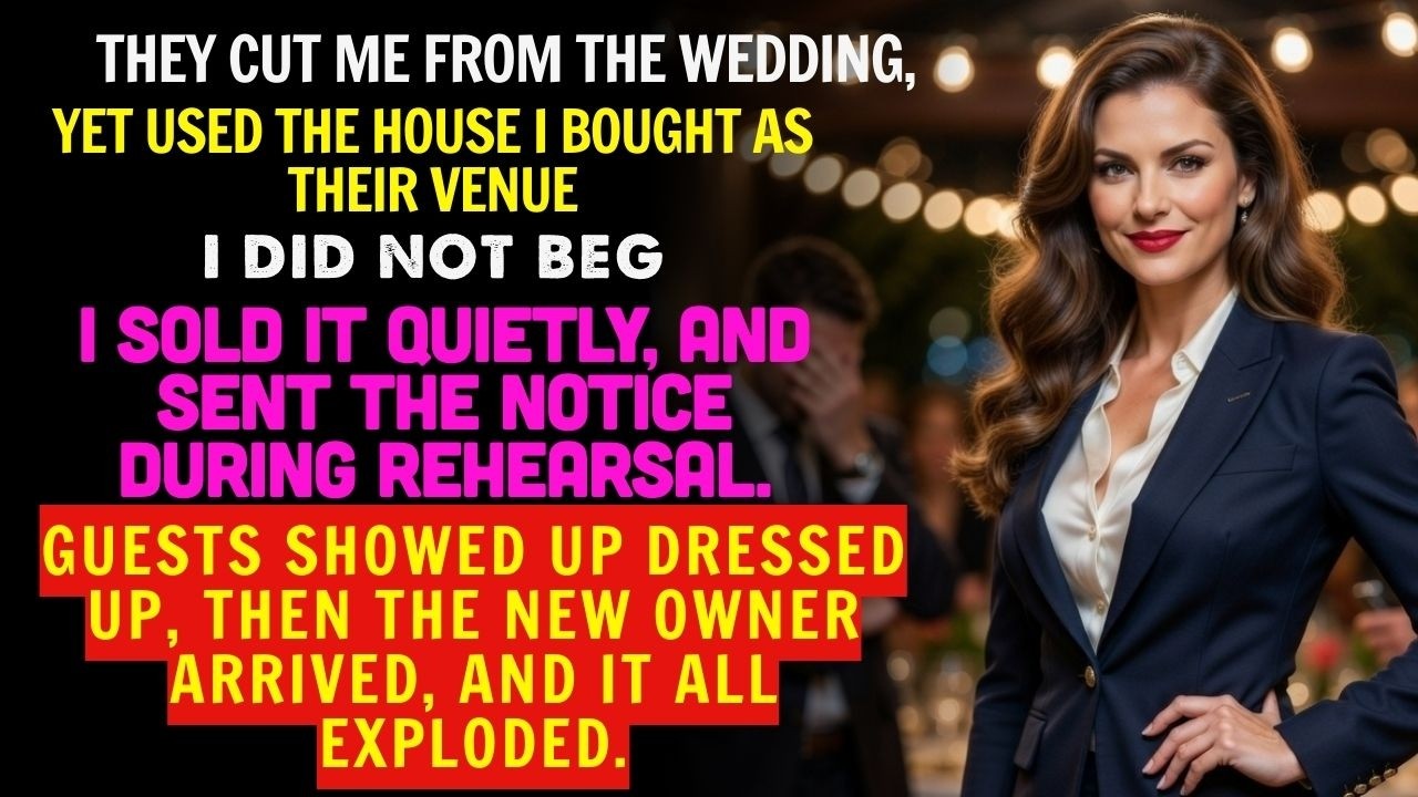 They Uninvited Me From The Wedding, Then Held It In The House I Bought