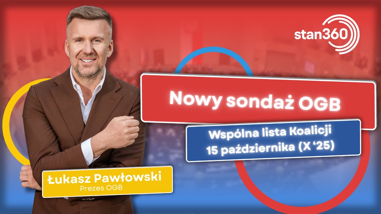 Jedna lista Koalicji 15 Października - Sondaż OGB