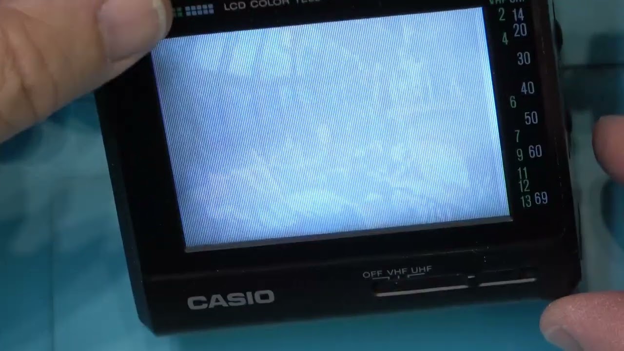 Casio TV7500 Tiny LCD TV the claim was it did not work