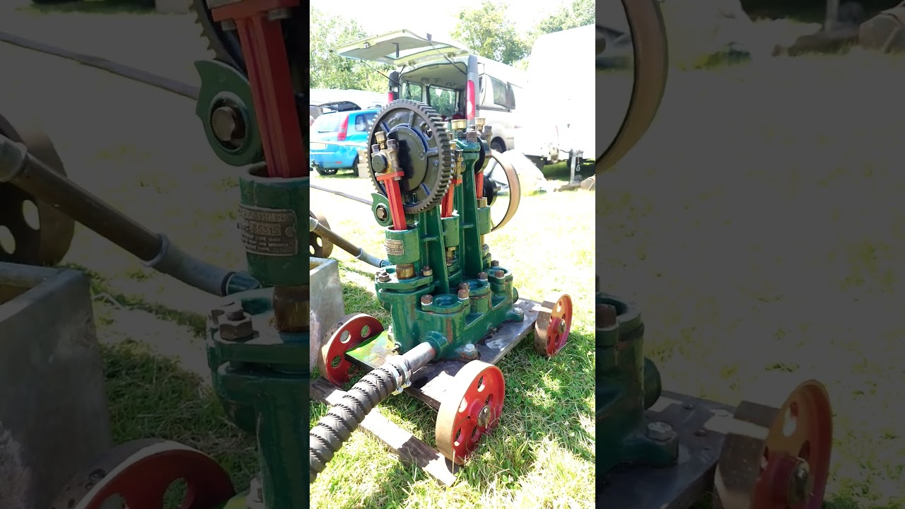 A nice tipple ram pump made in England #farming #engine