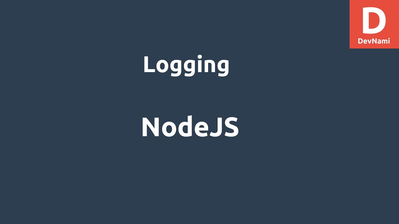 NodeJS Logging Example