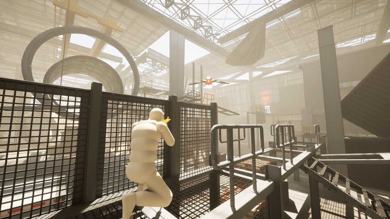 Unreal Engine 5 ~ ARC Raiders Logistics Warehouse Level Concept