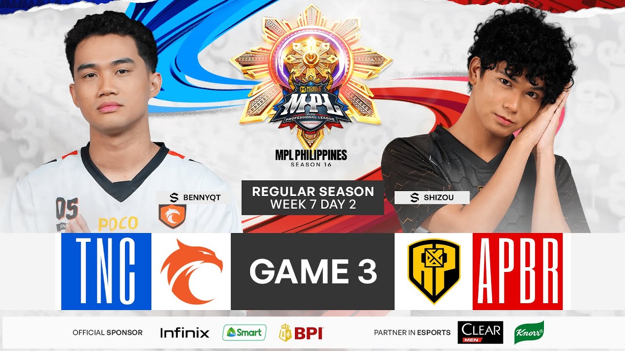 MPL PH S16 - W7D2 - TNC VS APBR GAME 3