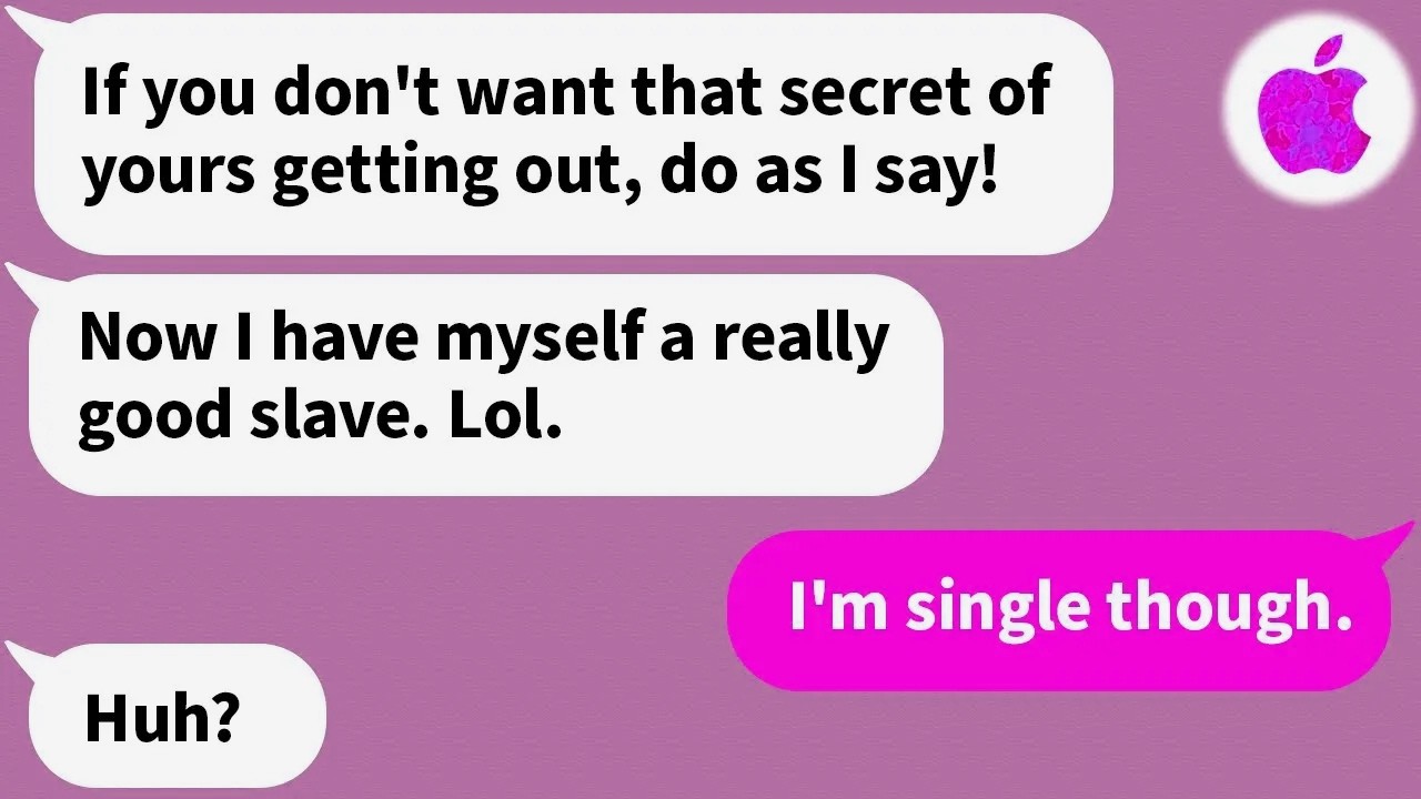 Assuming that she had seen me cheating, this woman is now saying I have to be hers