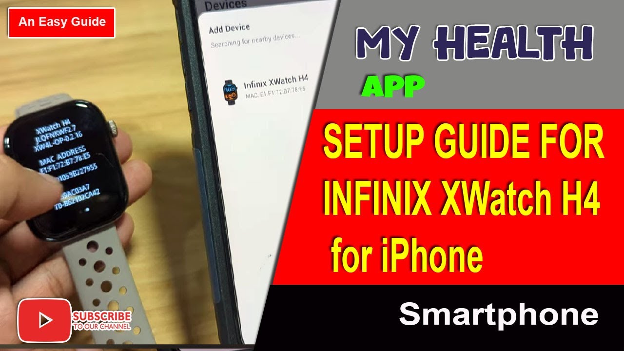 How to Connect Infinix XWatch H4 Smartwatch to iPhone 