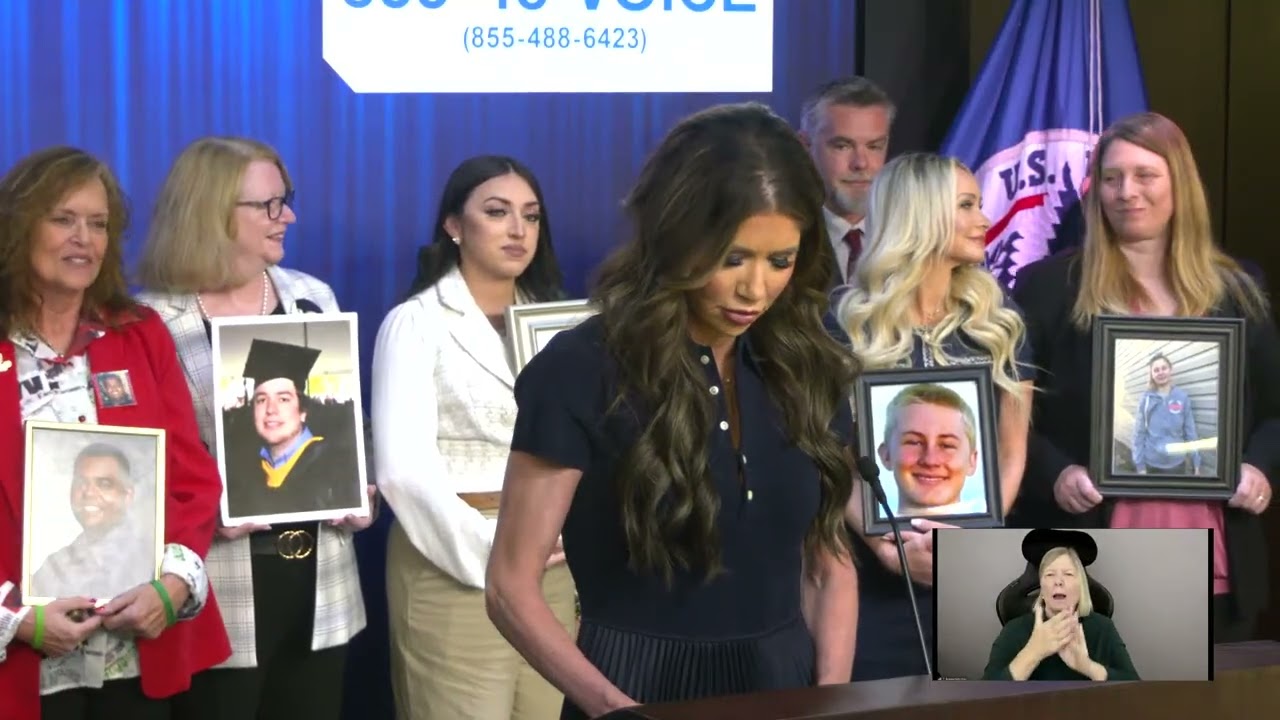 Victims of Immigration Crime Engagement (VOICE) Office Press Conference