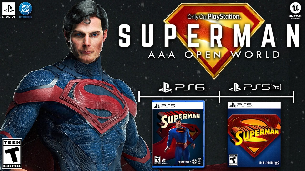 ГРОМКИЕ НОВОСТИ об игре SUPERMAN от DC