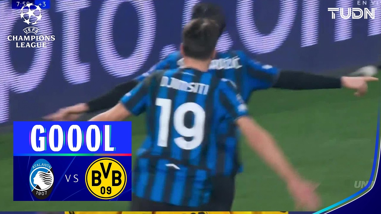 ¡GOL AGÓNICO A OCTAVOS! Atalanta 4-1 Dortmund | UEFA CL - Playoffs-Vuelta 2025-26 | TUDN