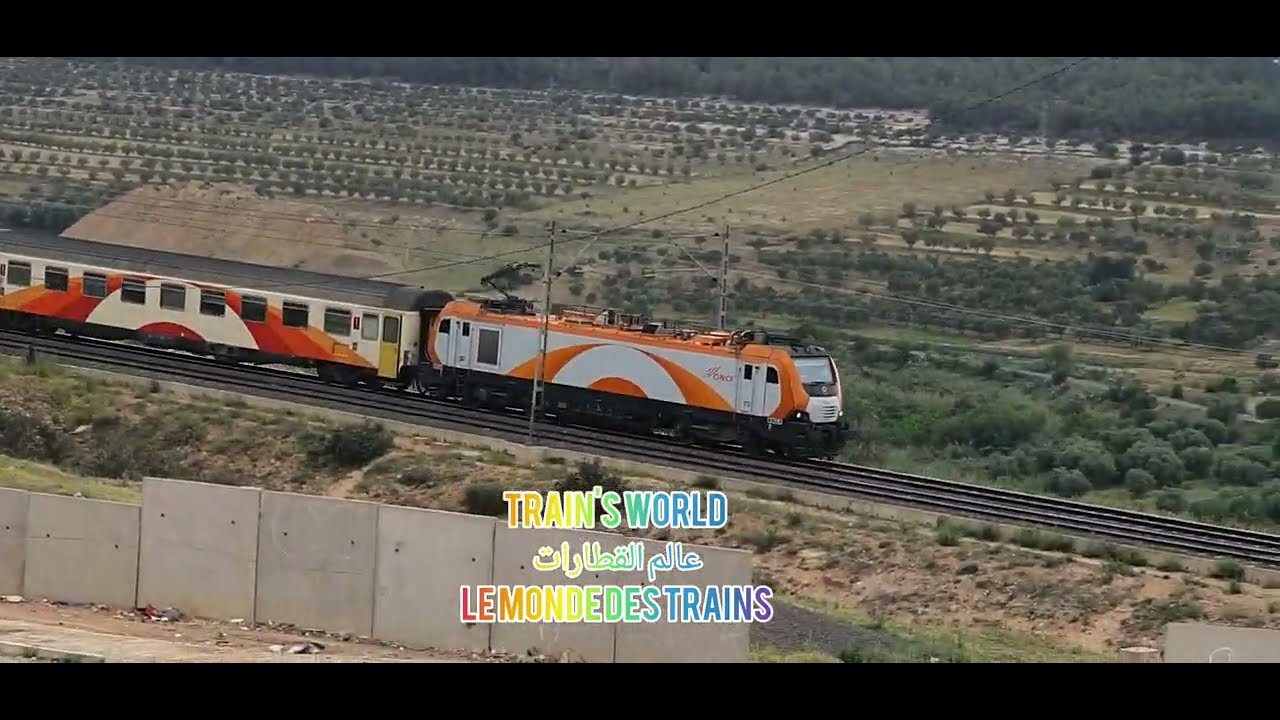 oncf E 1450 🇲🇦 morocco trains fes to casablanca vue panoramique منظر بانورامي