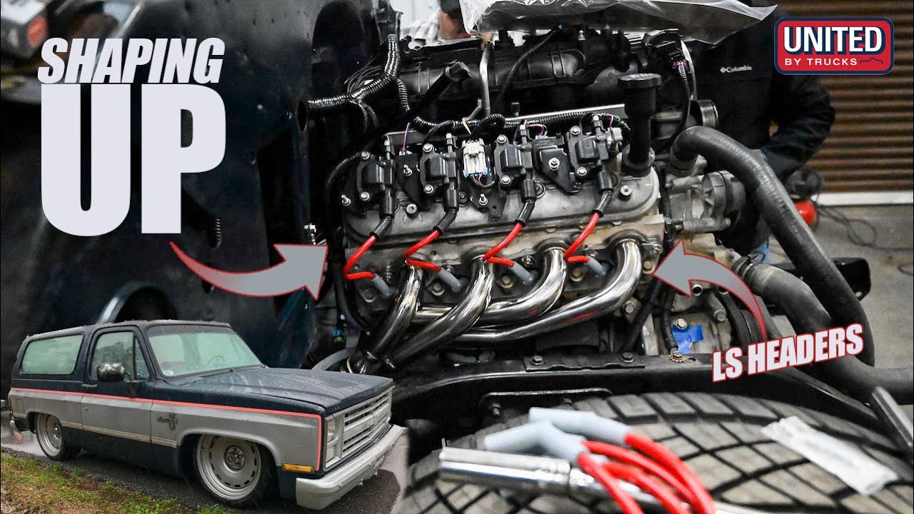 Pulling Wire, Getting Ready To Fire | LS SWAPPING A SQUAREBODY BLAZER