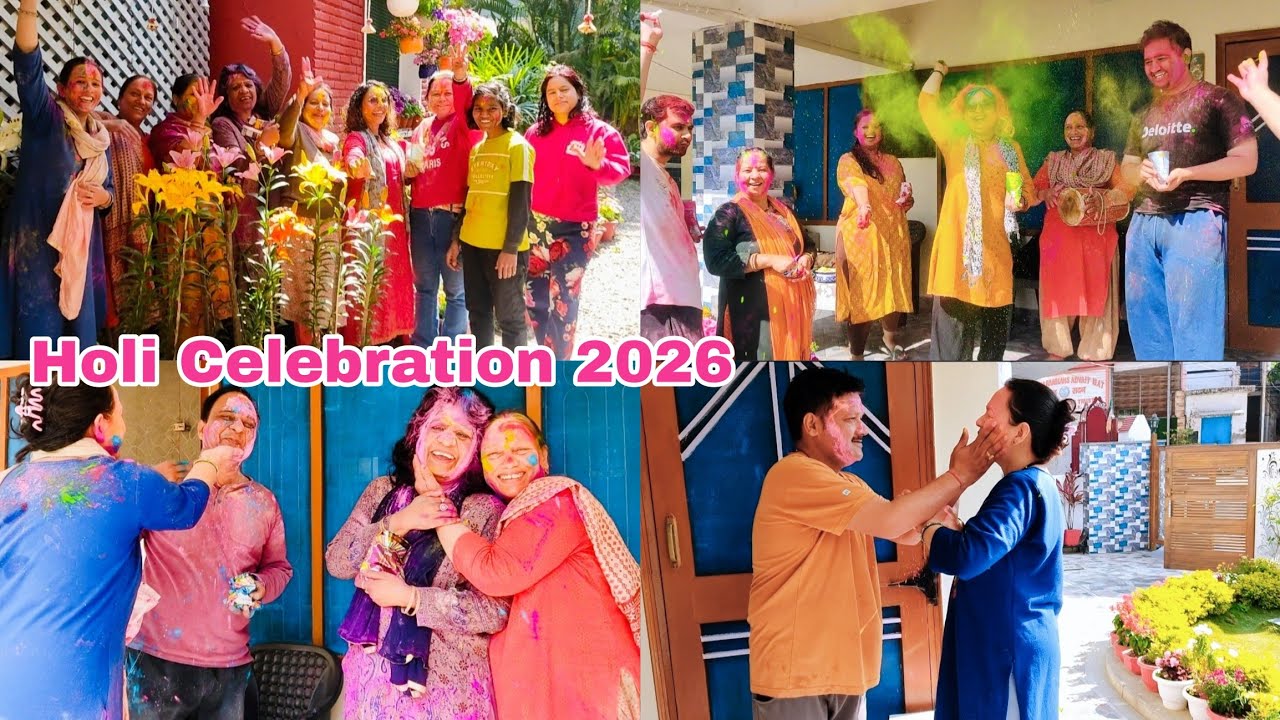होली की धूम और रंगो का त्योहार❤Holi Celebration Vlog 2026| Holi Festival in Dehradun😍|