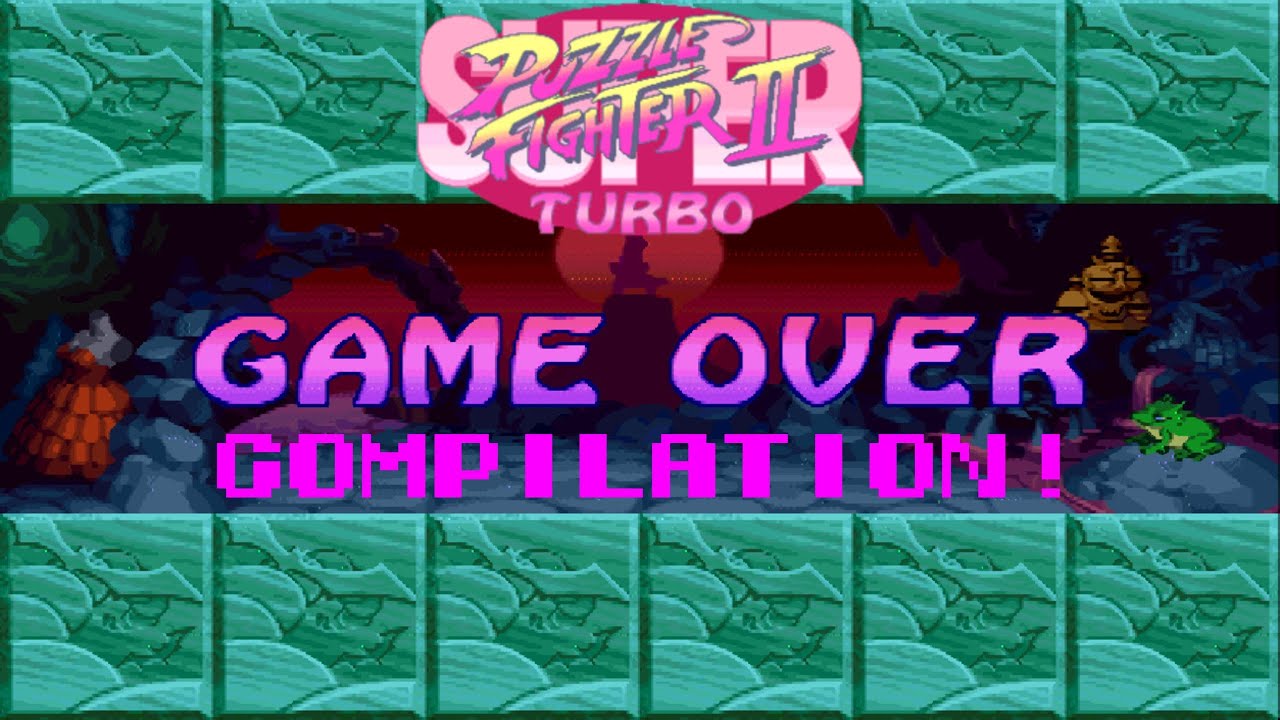 Game Over: Super Puzzle Fighter II Turbo (Arcade) Compilation!