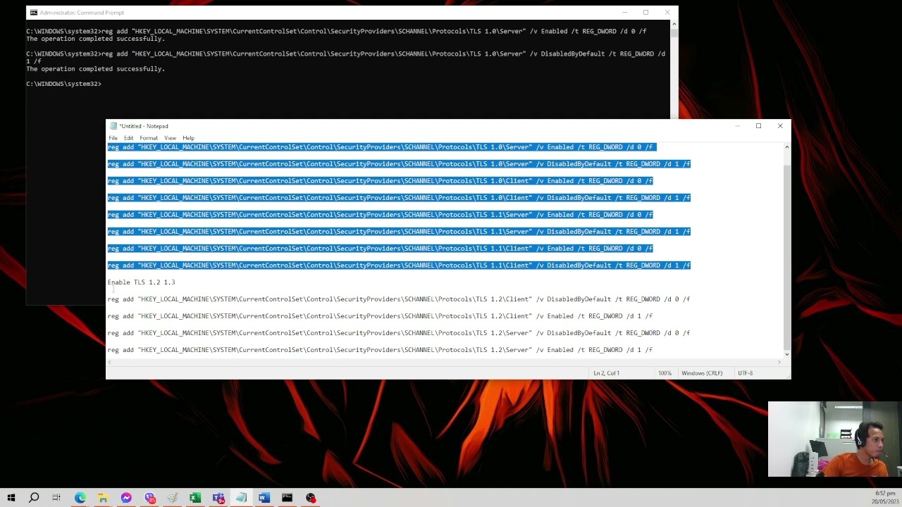 Enable Disable TLS