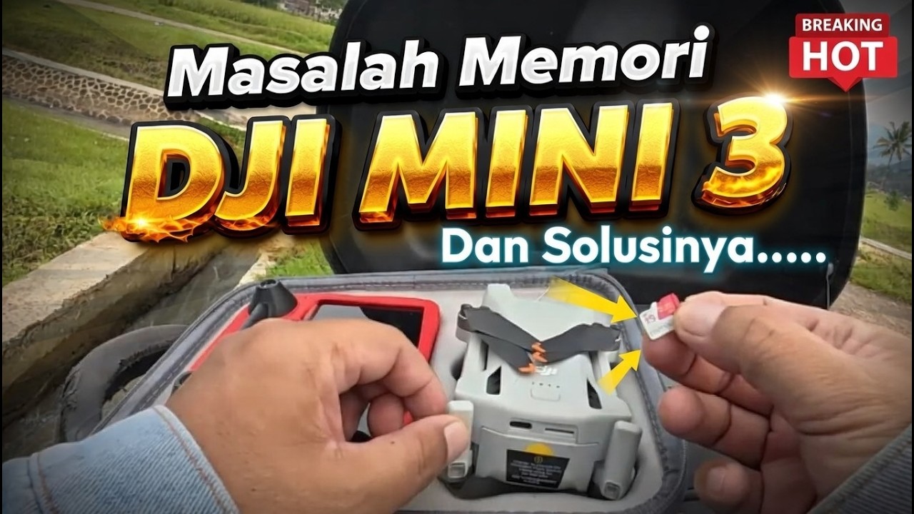 MASALAH MEMORI PADA DRONE DJI MINI 3 DAN SOLUSINYA