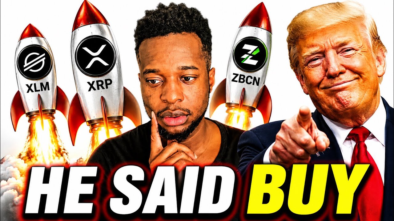 ТРАМП ГОТОВИТ XLM, XRP И ZBCN К ПАРАБОЛИЧЕСКОМУ РОСТУ