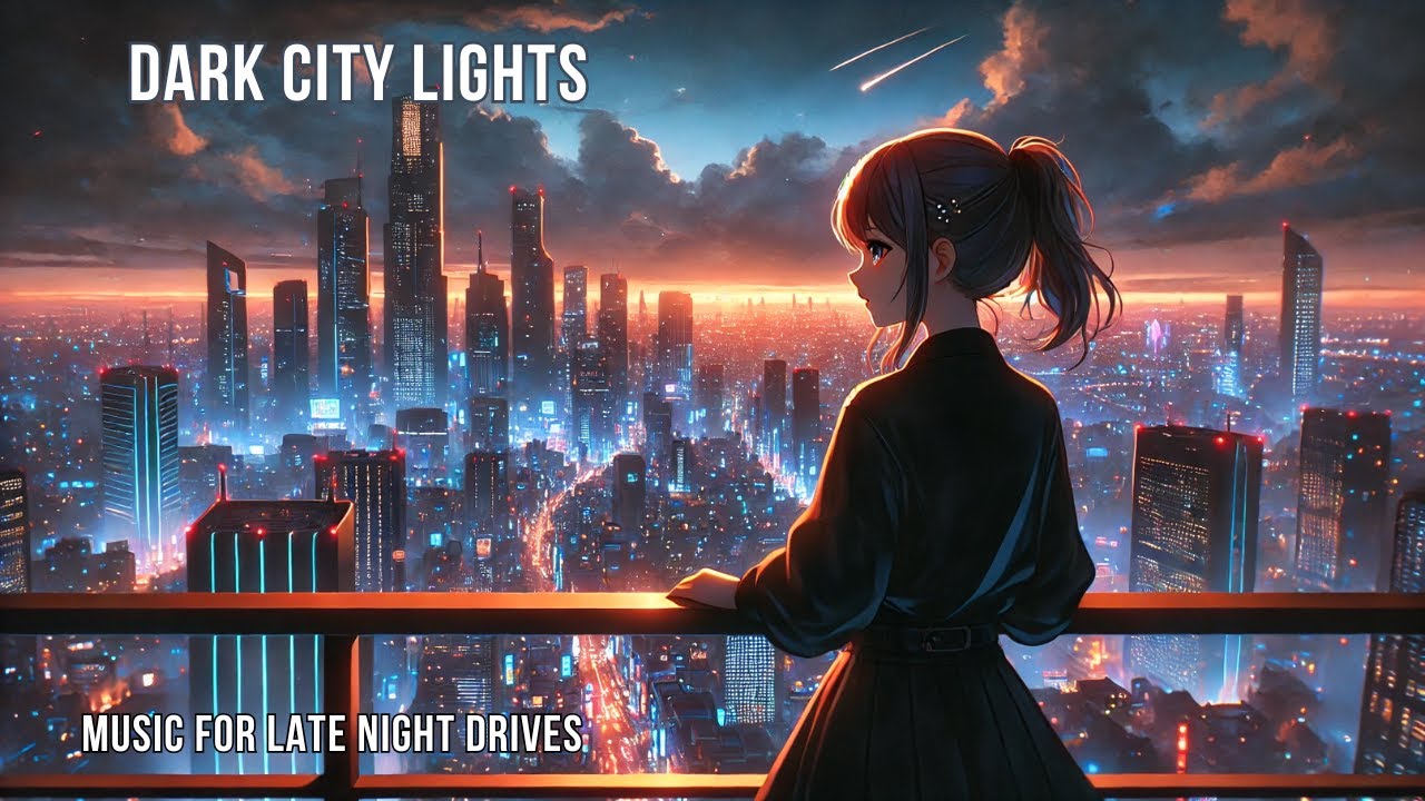 Dark City Lights - Night Drive Vibes | Dark Electronic Music for Late Nights