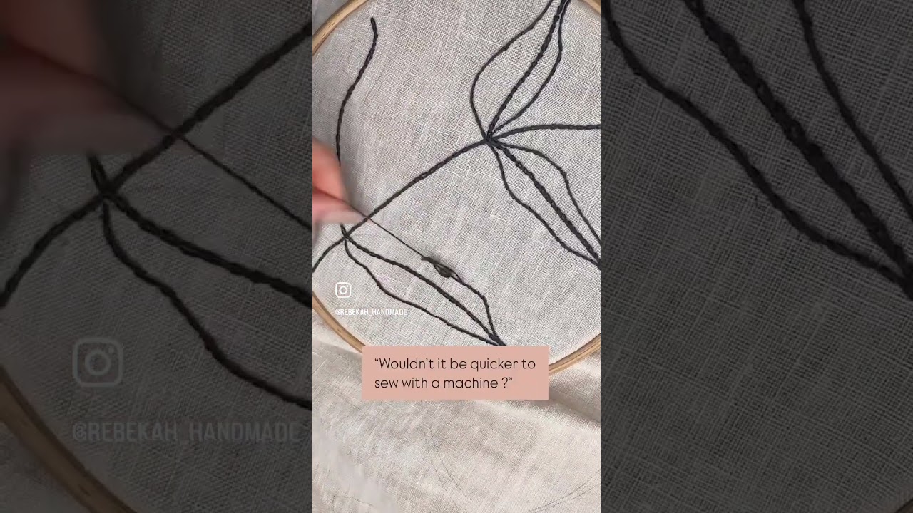 Newsflash! Sewing by machine IS quicker! 