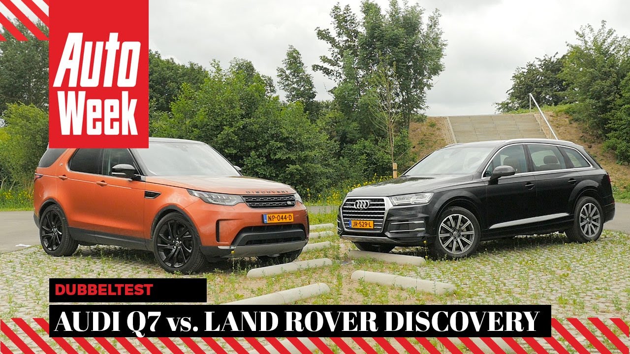 Audi Q7 vs. Land Rover Discovery - AutoWeek Dubbeltest - English subtitles