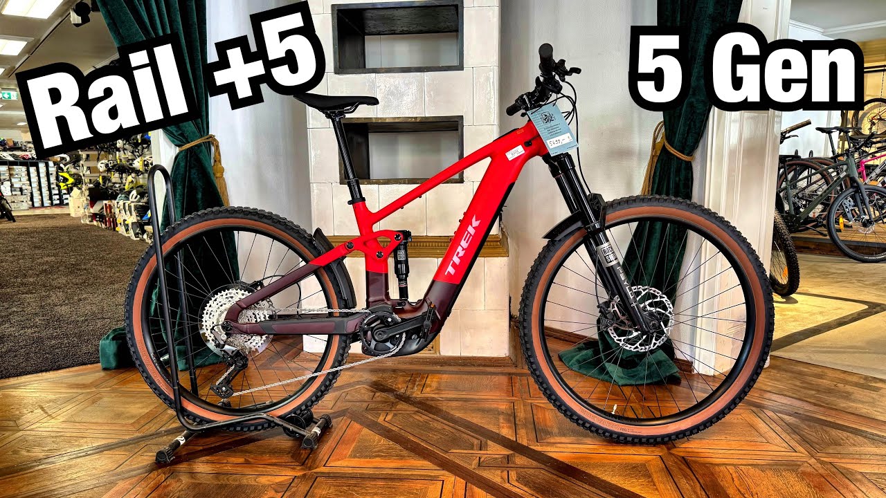 All New Trek Rail+ 5 2025. The main changes in the 5 generation of heavy E-bike