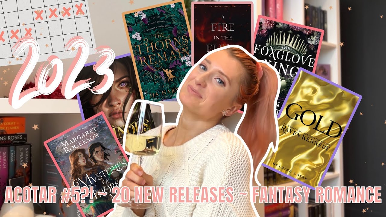 My Most Anticipated 2023 Releases!🤩 20 Fantasy Romance books to check out with me in the New Year!🍾📖