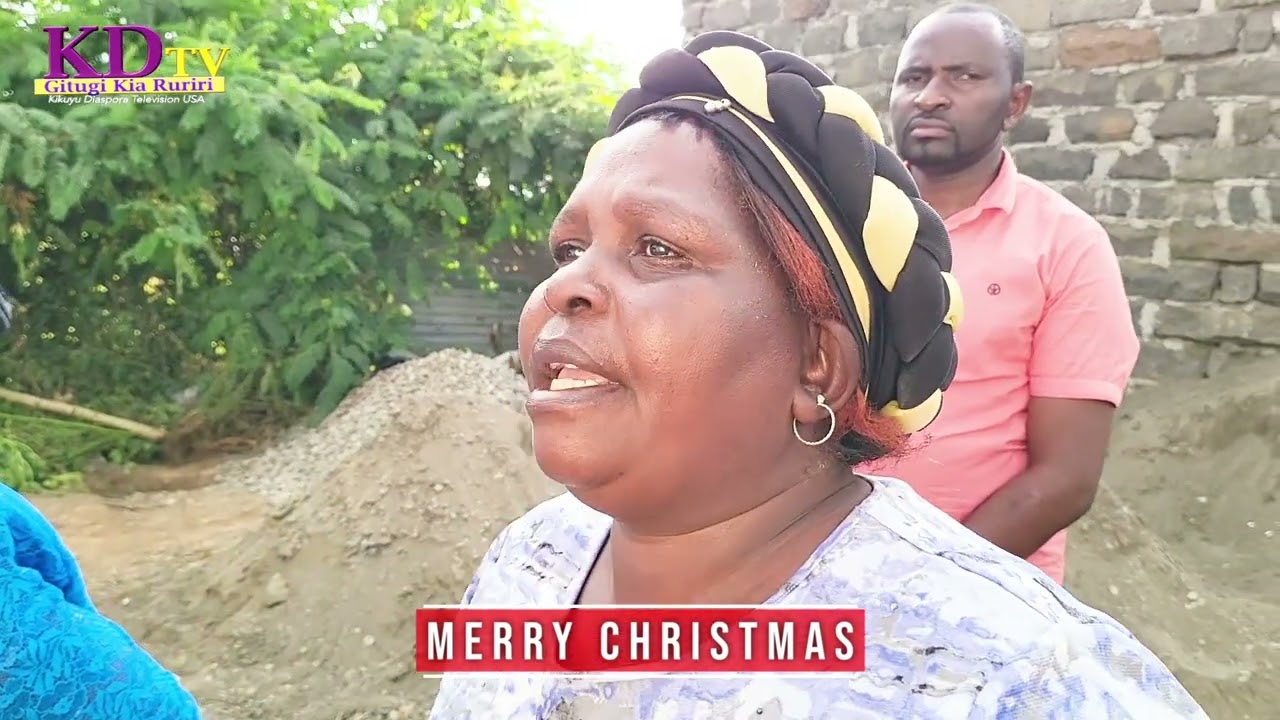 .THIS WOMAN WAS BLIND NOW SHE CAN SEE....WHAT AWONDERFUL WAY OF CELEBRATING CHRISTMAS