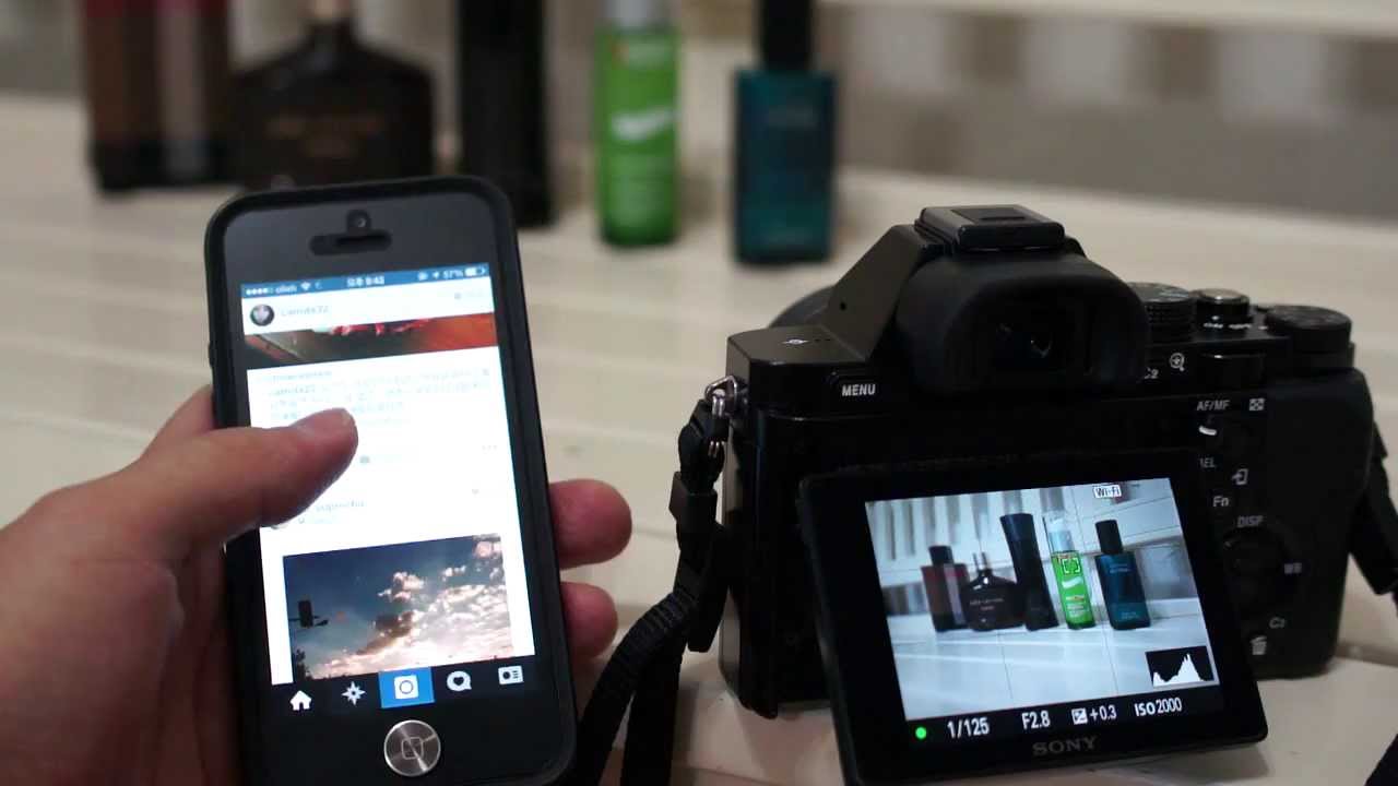 SONY A7 WIFI Play Memories Mobile App Test NO.4 Instagram Upload Test