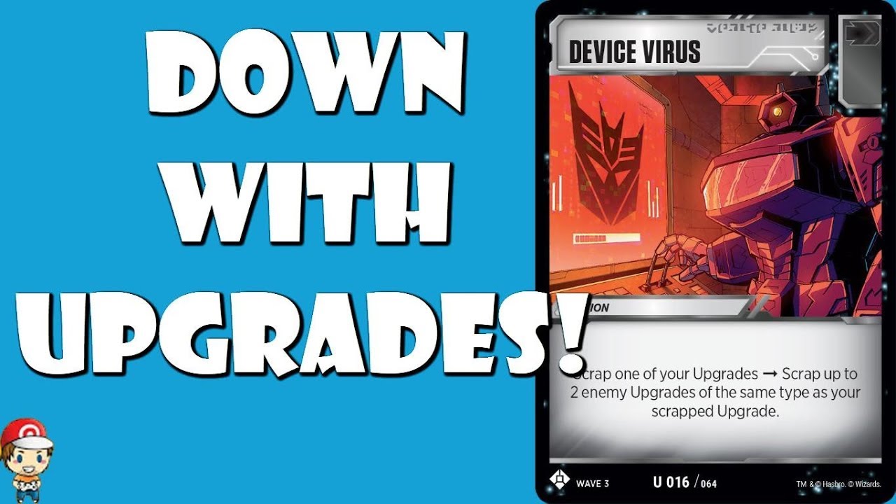 New Transformers TCG Card Removed Upgrades AND Has a Black Pip!