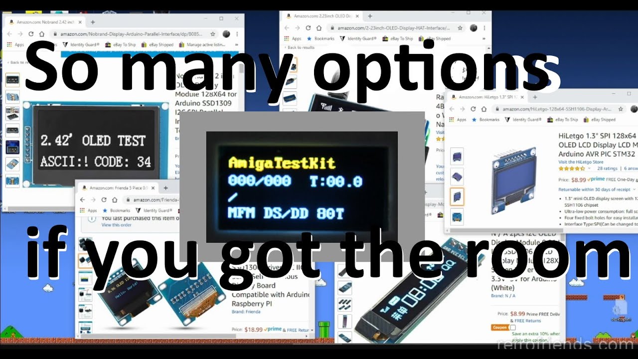 Gotek with FlashFloppy Large OLED Screens