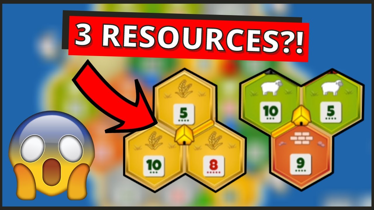 The CRAZY 3 RESOURCE STRATEGY (Catan tournament play)