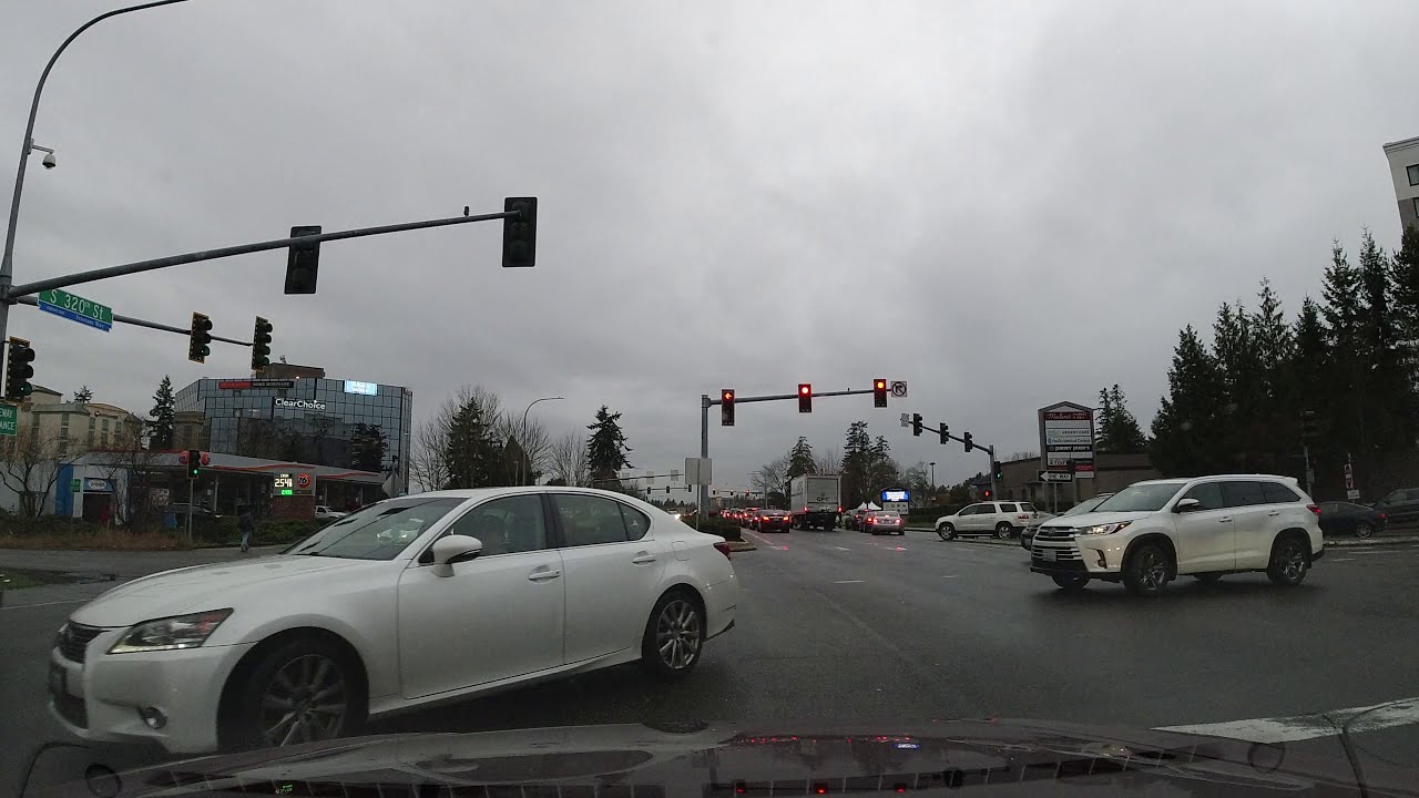 [4K] Interstate highway I-5 North to South - Seattle to Portland
