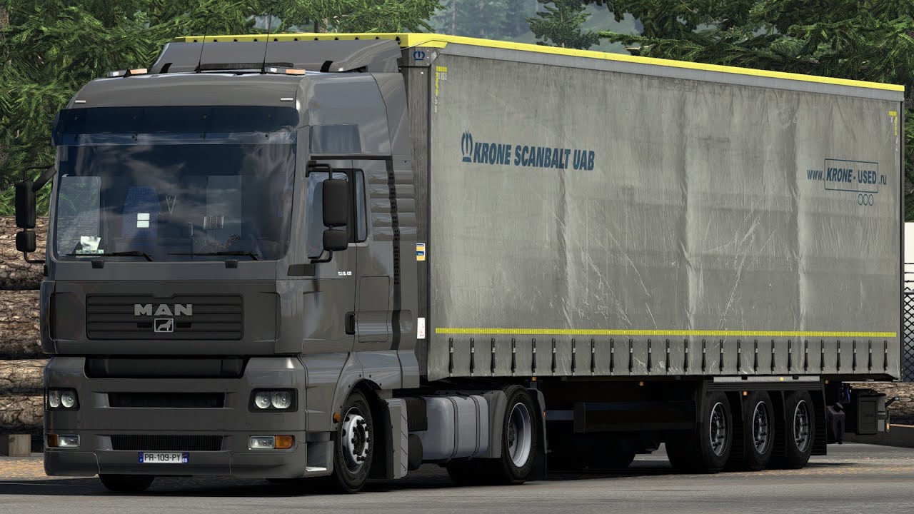 ETS2 | Realistic Driving | Man TGA | Grand Utopia | PNG | 1.55