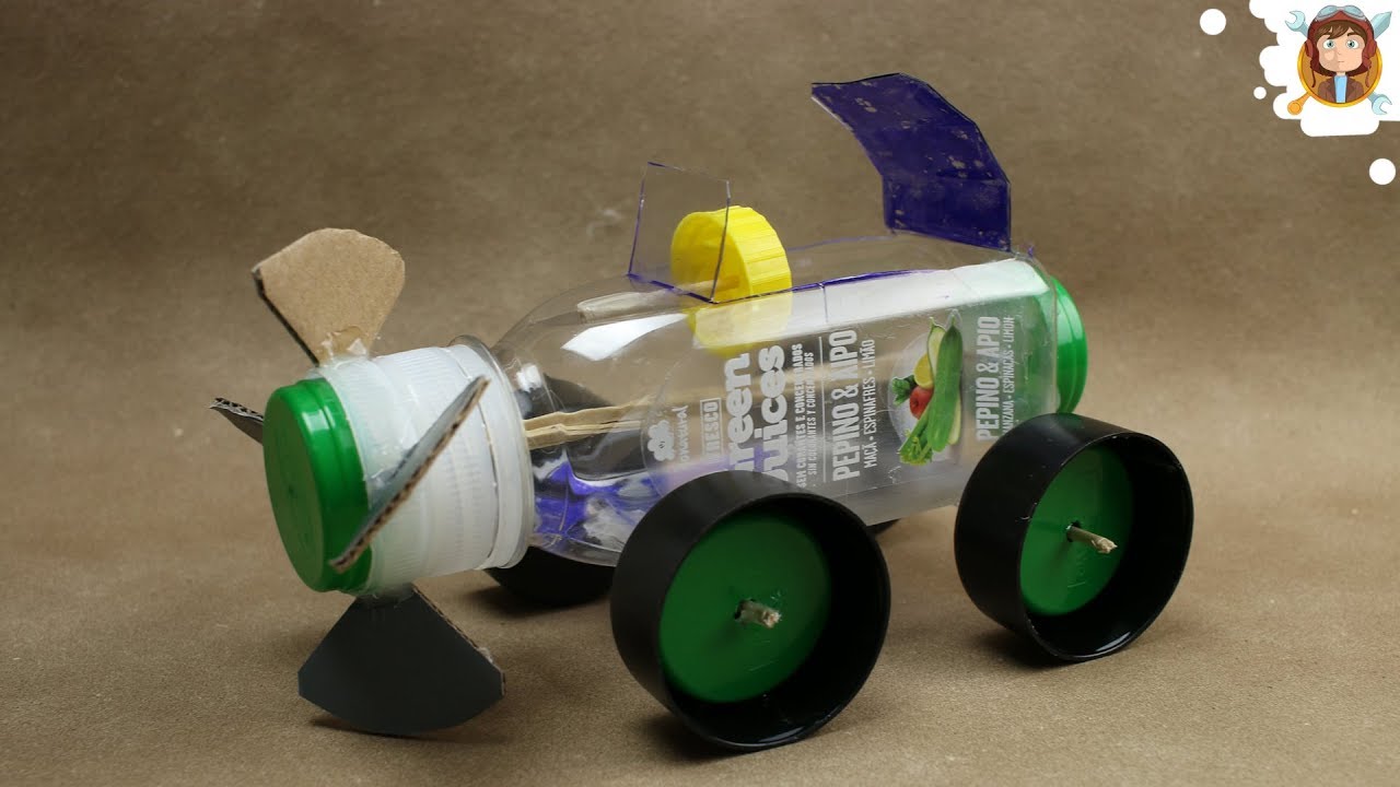 Cómo Hacer un Coche Casero (Motor de Goma)