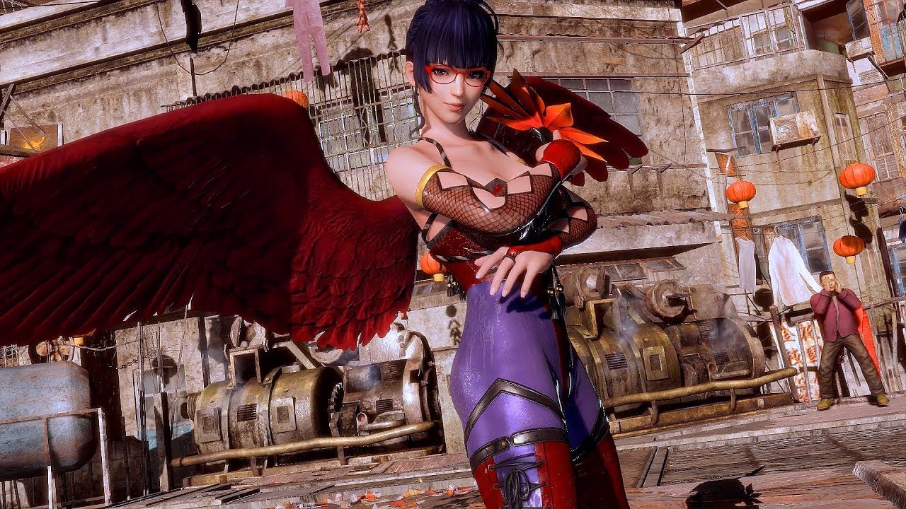 DOA6 Nyotengu Gameplay - All Costumes