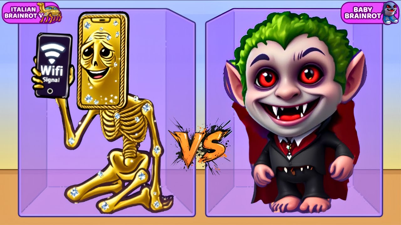 Merge Fellas GOLDEN BRAINROT V vs VAMPIRE BRAINROT ⁉️ Boss + Boss I New Update - Reaching Max Level!