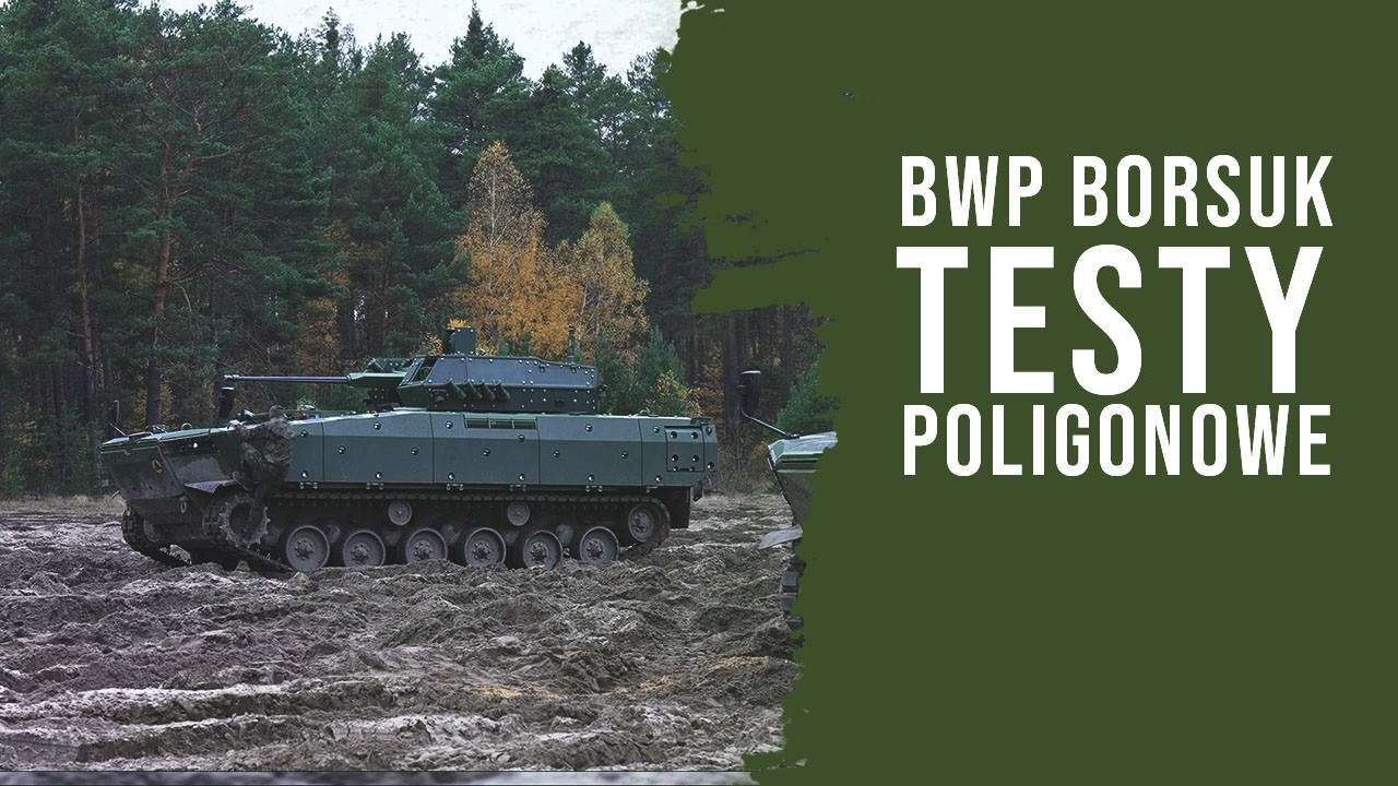 Zawiszacy testują BWP Borsuk na poligonie