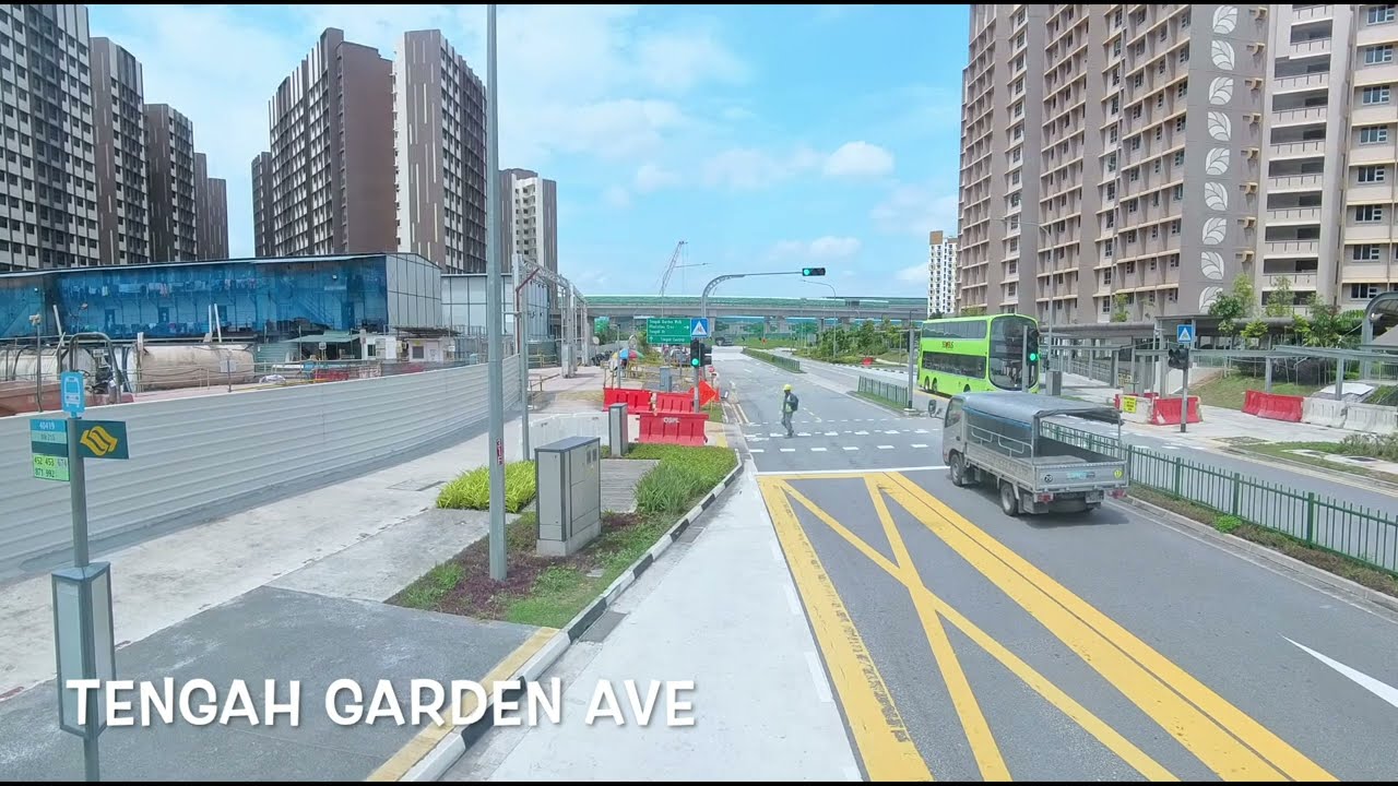 Bus service 992 | Bukit Batok Interchange to Tengah Interchange | Singapore bus ride