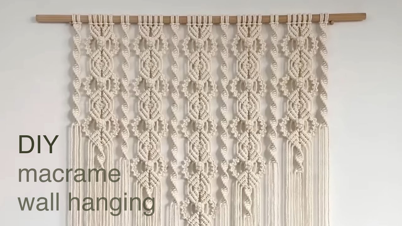 DIY | macrame wall hanging | макраме на стене
