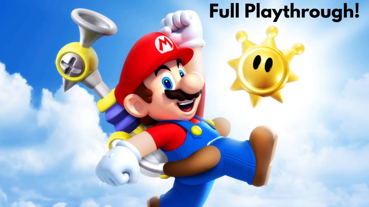Mario Marathon Day 4 | Super Mario Sunshine!!! ☀️