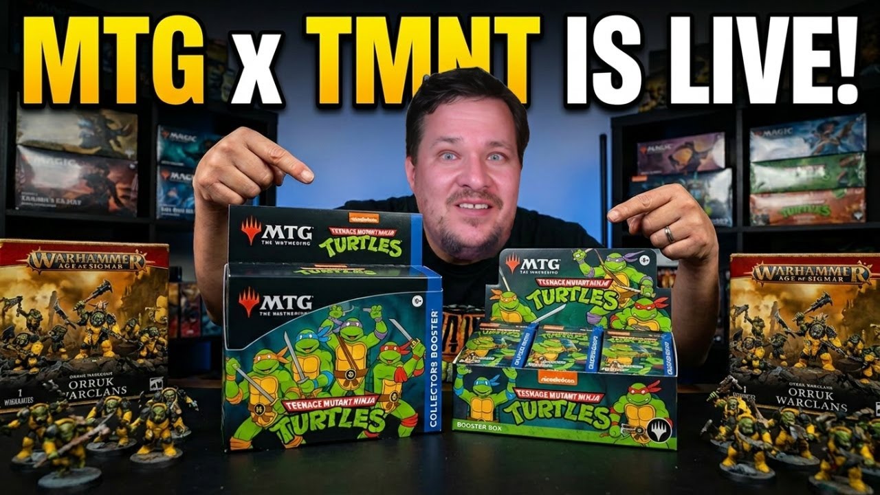 New MTG Teenage Mutant Ninja Turtles set - painting Orruk Warclans live