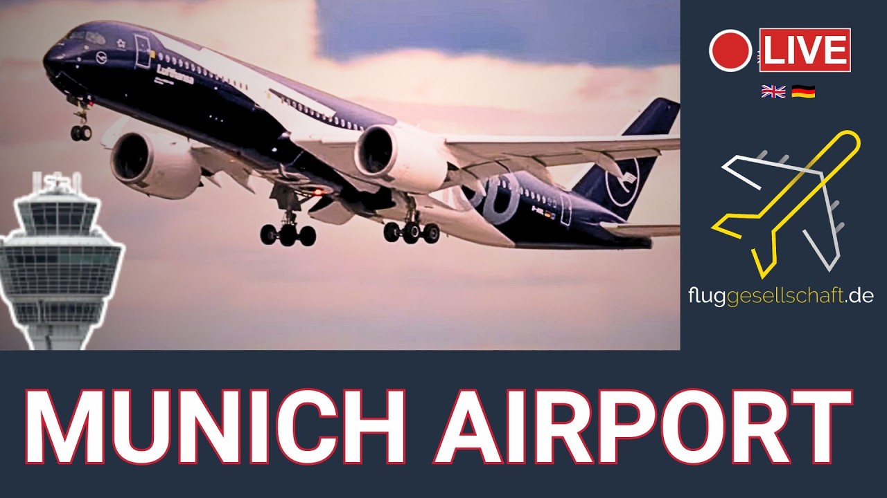LIVESTREAM: Airport München (EDDM / MUC) – ✈️ An- & Abflüge zur Sicherheitskonferenz MSC 2026! 🌍