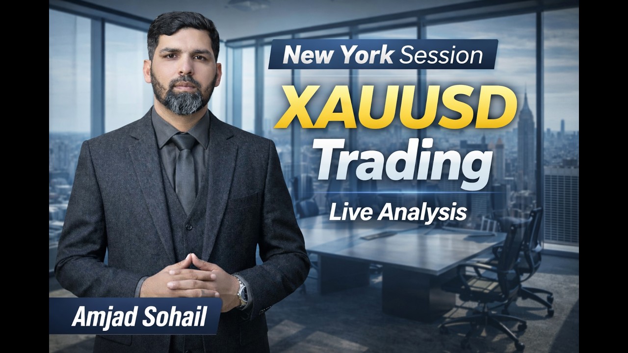LIVE Gold (XAUUSD) & Forex Trading &ndash; Key Levels & Breakout Setup | New York Session