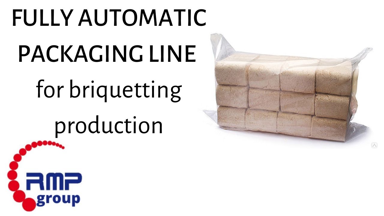 Fully automated packaging line with 6 RUF briquetting presses