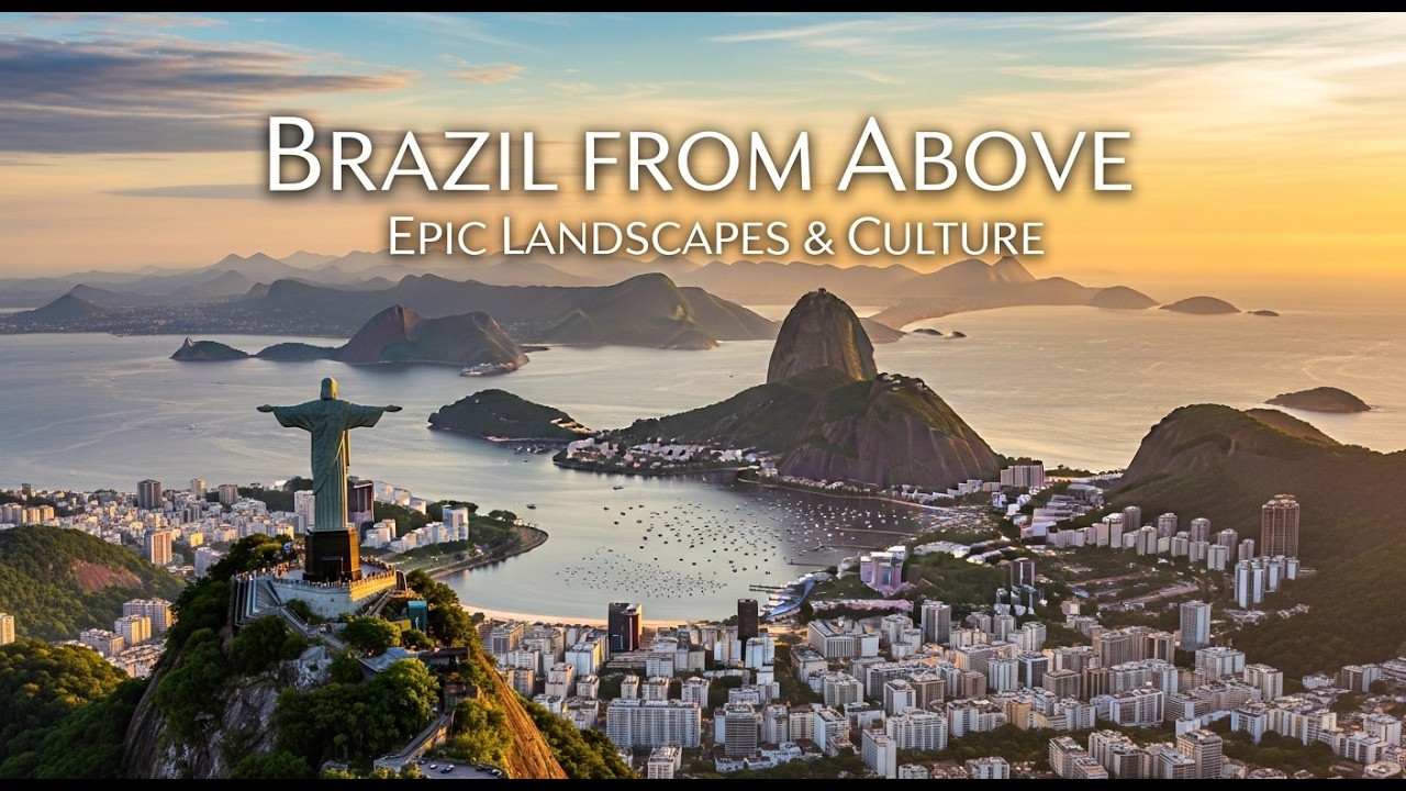 Explore Brazil in Stunning 16K | Nature, Wildlife & Rich Culture from Above