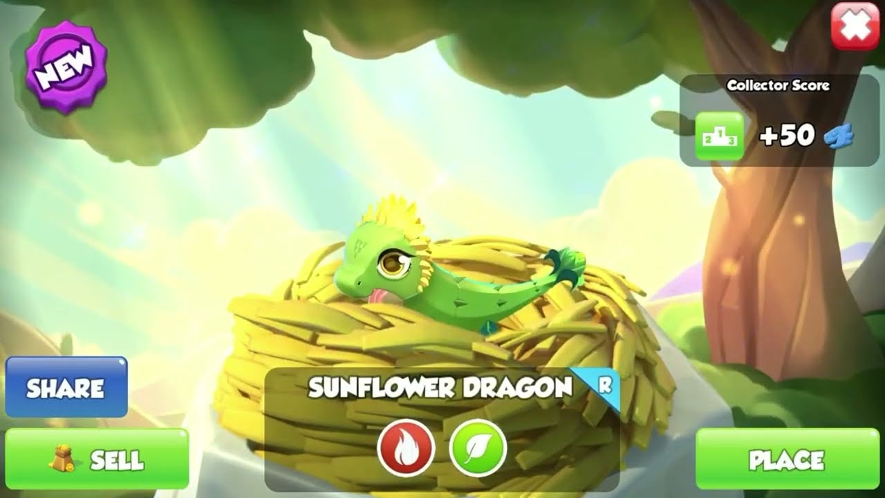 SUNFLOWER DRAGON - Dragon Mania Legends | Video