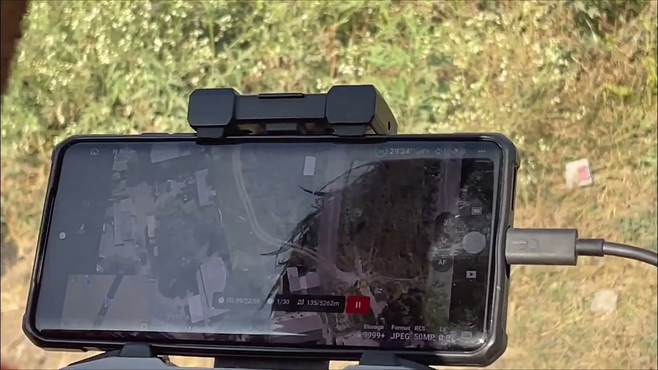 First drone survey of Nashik ring road