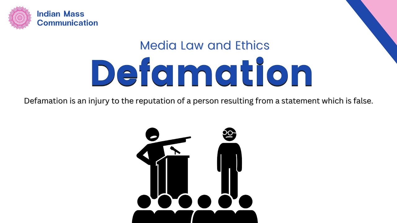6.13 Law of Defamation | UGC Net Mass Communication | Media Ethics and Law | CUET PG | COQP17